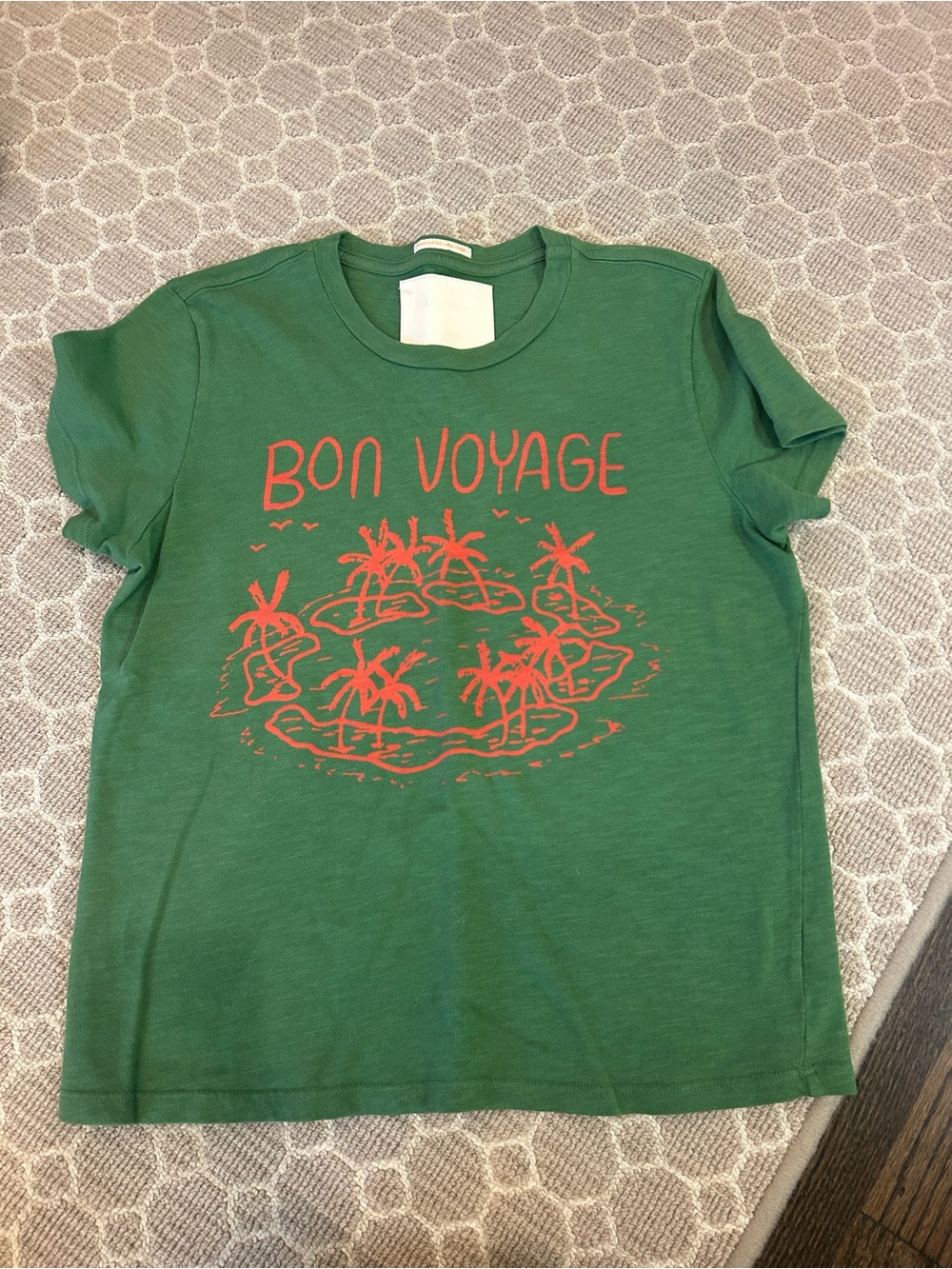 MOTHER Green Crewneck Tee